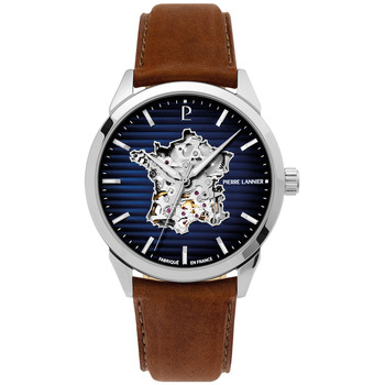 Montre Homme Pierre Lannier Monarck - 316F164 Bracelet Cuir Brun