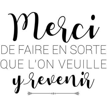 Stickers Muraux citation planche 70 x 20 cm - Toilettes