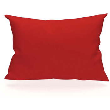 Soleil d'Ocre 554807 Taie d'Oreiller US coton 57 Fils Rouge Nouveau