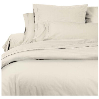 Soleil d'ocre Camille Drap Plat, Coton, Ecru, 180 x 290 cm