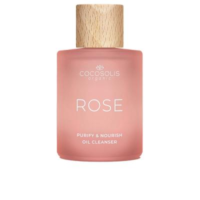 Cocosolis Rose Huile Nettoyante Nourrissante 50 ml - Flacon compte goutte 50 ml