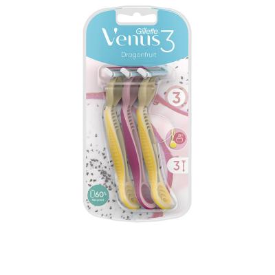 Lames d'&eacute;pilation jetables VENUS3 DRAGONFRUIT 3 u