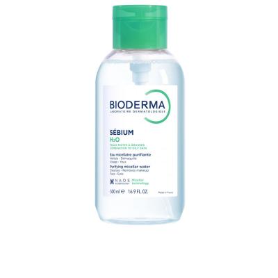 Bioderma S&eacute;bium H2o Eau Micellaire Purifiante Flacon Pompe 500ml