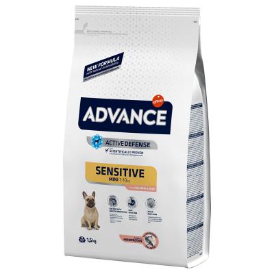 Advance Mini Sensitive pour chien - 3 x 1,5 kg