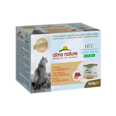 Lot Almo Nature HFC Natural Light 12 x 50 g - thon, crevettes