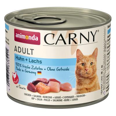 Animonda Carny Adult Chicken With Salmon 200g Wet Cat Food Clair 200g