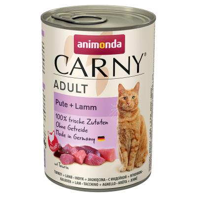 Animonda Carny Adult Pute & Lamm 400g (Menge: 6 Je Bestelleinheit)