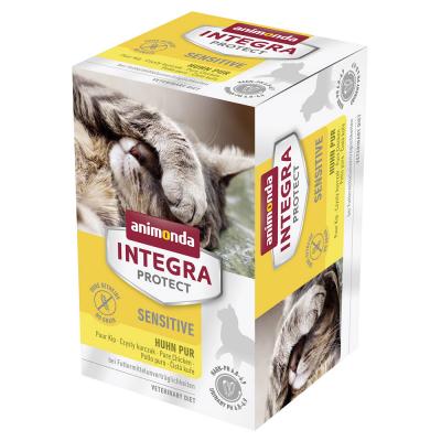 Animonda Integra Protect Adult Sensitive 6 x 100 g - pur poulet