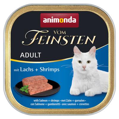 Animonda Vom Feinsten Salmon 100g Wet Cat Food Multicolore