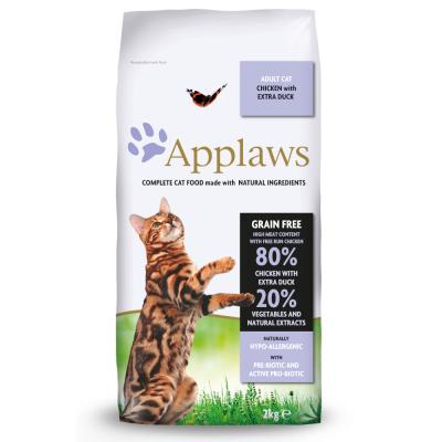 Applaws Croquettes pour chat adulte poulet avec extra canard 2kg