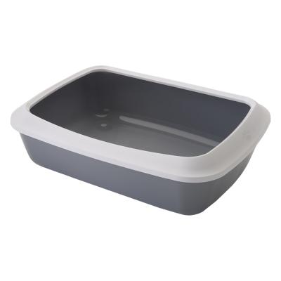 VADIGRAN Savic Isis Bac + Bord pour Chat Anthracite 50 x 37 x 14 cm 50