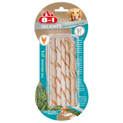 B&acirc;tonnets &agrave; m&acirc;cher 8in1 Pro Dental, poulet - 75 g (3 b&acirc;tonnets)