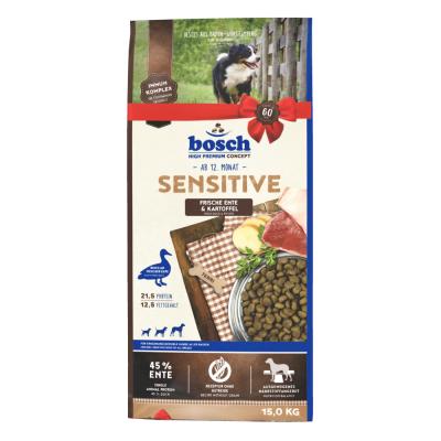 Bosch Sensitive canard, pommes de terre - lot % : 2 x 15 kg