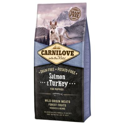 Lots &eacute;conomiques Carnilove 2 x 12 kg - Puppy saumon, dinde (2 x 12 kg)