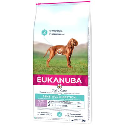 Eukanuba Puppy Sensitive Digestion poulet, dinde - lot % : 2 x 12 kg