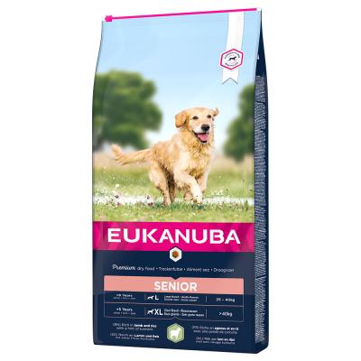 Eukanuba Senior Large & Giant Breed agneau, riz - lot % : 2 x 12 kg