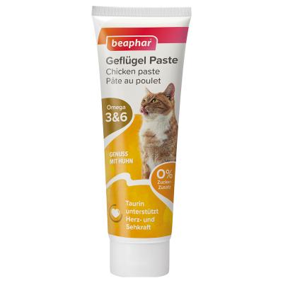 Friandise sous forme de p&acirc;te beaphar - lot % : volaille (2 x 100 g)