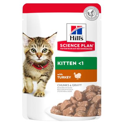 Science Plan Kitten Sachets Morceaux de Dinde en Sauce 85 gr Hill's