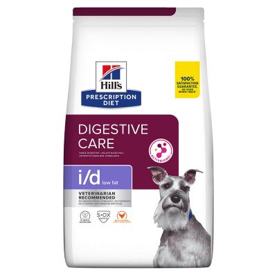 Canine i / d Faible teneur en gras de poulet Digestive Care 12 Kg