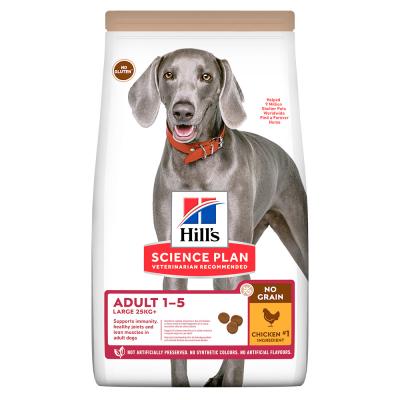 Hill's Science Plan Adult 1-5 No Grain Large poulet - 14 kg