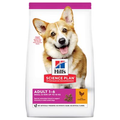 Hill's Science Plan Adult 1-6 Small & Mini poulet - lot % : 2 x 6 kg