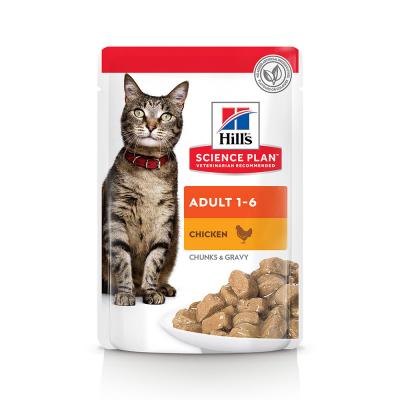 Science Plan Adult Sachets Morceaux de Poulet en Sauce 85 gr Hill's