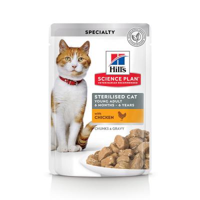 Hill's Science Plan Adult Sterilised - poulet (48 x 85 g)