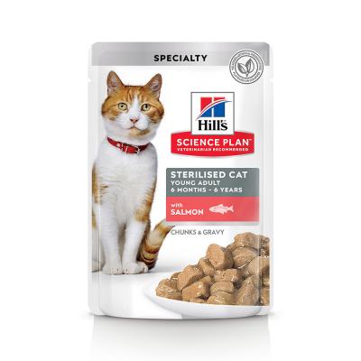 Hill's Science Plan Adult Sterilised - saumon (48 x 85 g)