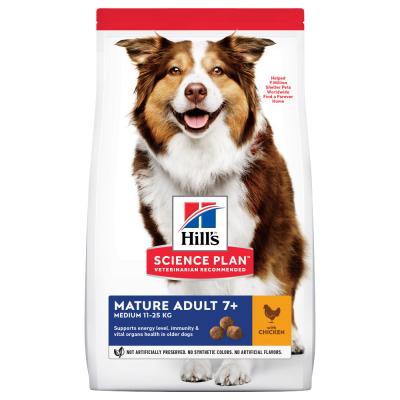 Hill's Science Plan Mature Adult 7+ Medium avec Poulet - 18 kg