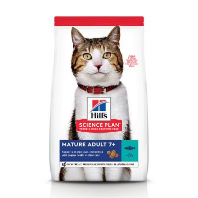 Hill's Mature Adult 7+ au thon pour chat 2 x 1,5 kg