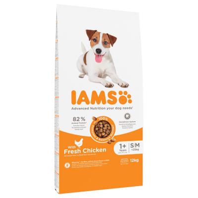 Iams for Vitality Adult Small & Medium Breed pour chien 2 x 12 kg