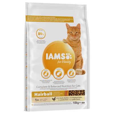 IAMS for Vitality Hairball Adult poulet - lot % : 2 x 10 kg