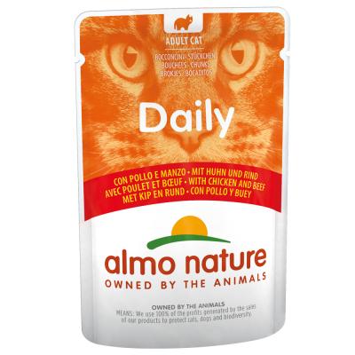Almo Nature Daily Poulet & Viande de Boeuf 70 grammes 30 x 70g