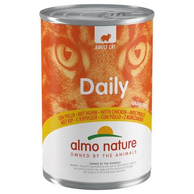 Almo Nature Daily poulet pour chat (400 g) 24 x 400g