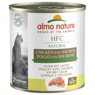 Almo Nature HFC Natural poulet avec saumon pour chat (280 g) 6 x 280g