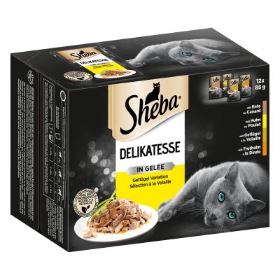 M&eacute;gapack Sheba 48 x 85 g - Lot mixte I (4 vari&eacute;t&eacute;s)