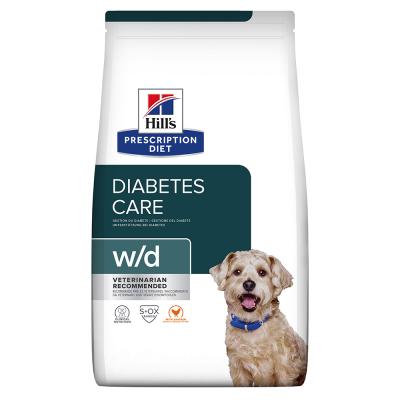 Hill's Prescription Diet W/D Diabetes au poulet pour chien 10 kg
