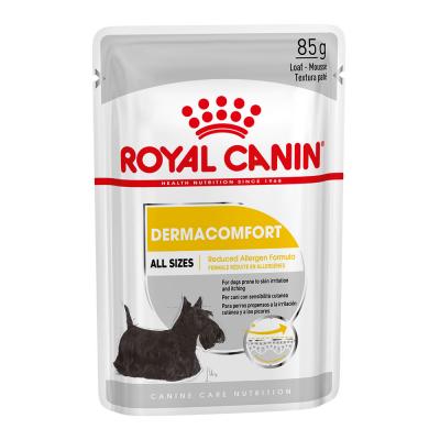Royal Canin Dermacomfort Pate 85g Wet Dog Food 12 Units Multicolore
