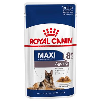 Royal Canin Maxi Ageing 8+ Sachets pour chien 4 bo&icirc;tes (40 x 140 g)