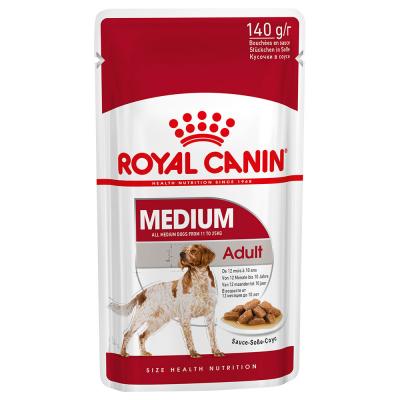 Royal Canin Medium Adult Sachets pour chien 4 bo&icirc;tes (40 x 140 g)