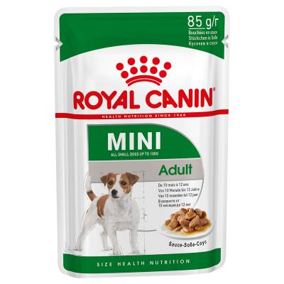Royal Canin Mini Adult Sachets pour chien 2 bo&icirc;tes (24 x 85g)