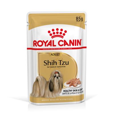 Royal Canin Adult Shih Tzu p&acirc;t&eacute;e pour chien 4 bo&icirc;tes (48 x 85 g)