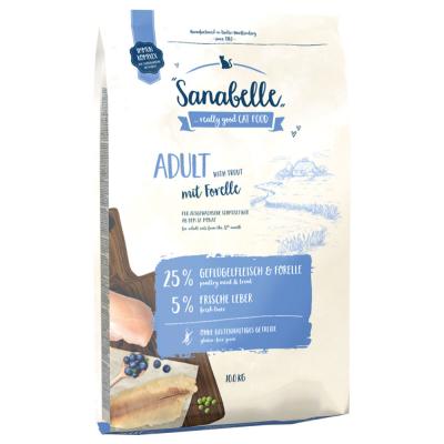 Lots &eacute;conomiques Sanabelle 2 x 10 kg - Sanabelle Adult, truite