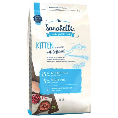 Sanabelle Kitten pour chat &agrave; la volaille 2 kg