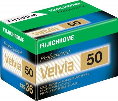 Fujifilm Velvia 50 135/36 Reel Blanc,Noir