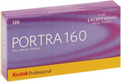 Film couleur KODAK PORTRA 160 Format 120 - Pack de 5 