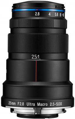 Laowa objectif 25mm f/2.8 macro compatible avec pentax