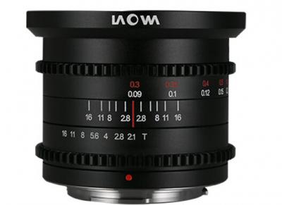 Laowa objectif 6mm t2.1 zero-d mft cine compatible avec micro 4/3