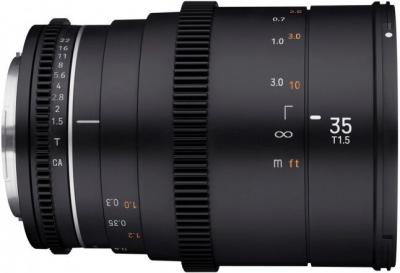 Samyang 35 mm T1.5 VDSLR MK2 monture Canon RF objectif vid&eacute;o