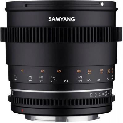 Samyang 85 mm T1.5 VDSLR MK2 monture Canon RF objectif vid&eacute;o